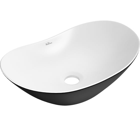 Накладная раковина для ванной комнаты Wellsee Carefree Dove, ширина 43 см 332904000