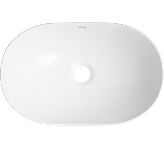 Накладная раковина для ванной комнаты Wellsee Carefree Dove, ширина 43 см 332901000