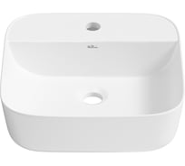 Накладная раковина для ванной комнаты Wellsee Preen, ширина 40 см, цвет глянцевый белый 329705000