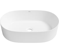 Накладная раковина для ванной комнаты Wellsee Saint-Germain, ширина умывальника 56 см, цвет глянцевый белый 322701000