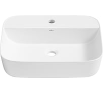 Накладная раковина для ванной комнаты Wellsee Preen, ширина умывальника 50 см, цвет глянцевый белый 329706000