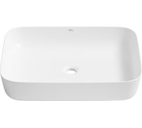 Накладная раковина для ванной комнаты Wellsee Preen, ширина умывальника 60 см, цвет глянцевый белый 329704000