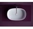 Раковина накладная овальная Ceramicanova 561x359x149, цвет белый CN6075 3