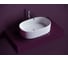 Раковина накладная овальная Ceramicanova 561x359x149, цвет белый CN6075 6