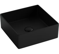 Раковина накладная квадратная Ceramicanova 361x361x130, цвет черный матовый, арт. CN6068MB