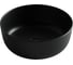 Раковина накладная круглая Ceramicanova 356x356x135, цвет черный матовый CN6073MB 1