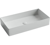 Раковина накладная прямоугольная Ceramicanova 701x361x130, цвет белый, арт. CN6071