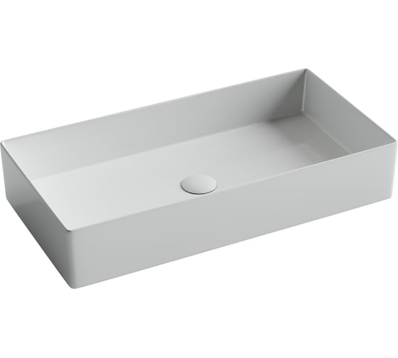 Раковина накладная прямоугольная Ceramicanova 701x361x130, цвет белый, арт. CN6071 1