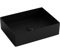 Раковина накладная прямоугольная Ceramicanova 361x471x130, цвет черный матовый, арт.CN6069MB