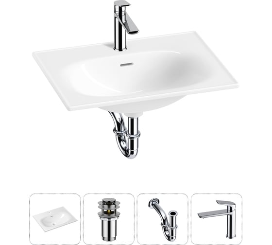 Врезная раковина для ванной Lavinia Boho комнаты Bathroom Sink в наборе 4 в 1 20217583R