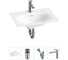 Врезная раковина для ванной Lavinia Boho комнаты Bathroom Sink в наборе 4 в 1 20217583R 1