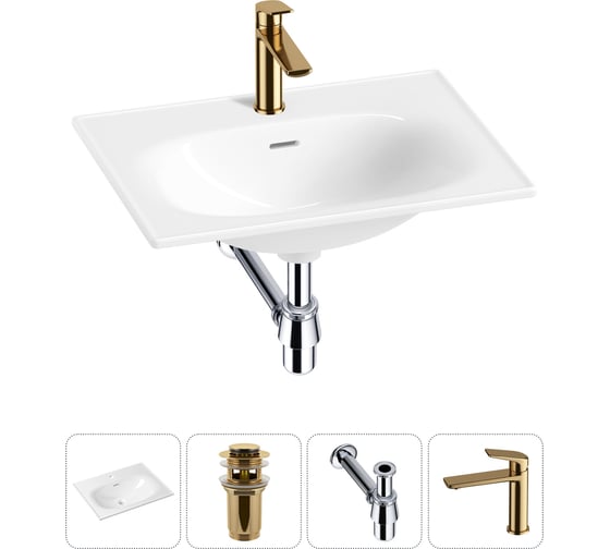 Врезная раковина для ванной Lavinia Boho комнаты Bathroom Sink в наборе 4 в 1 20217617R 1