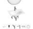 Врезная раковина для ванной Lavinia Boho комнаты Bathroom Sink в наборе 6 в 1 20217639R 1