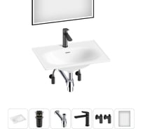 Врезная раковина для ванной Lavinia Boho комнаты Bathroom Sink в наборе 6 в 1 20217624R