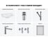 Врезная раковина для ванной Lavinia Boho комнаты Bathroom Sink в наборе 6 в 1 20217651R 14