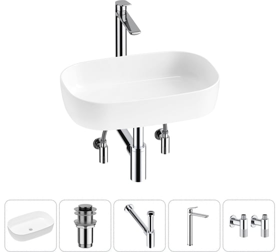 Накладная раковина для ванной Lavinia Boho комнаты Bathroom Sink в наборе 5 в 1 20217511R