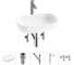 Накладная раковина для ванной Lavinia Boho комнаты Bathroom Sink в наборе 5 в 1 20217511R 1