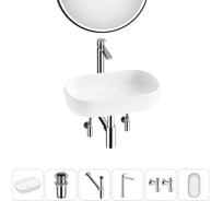 Накладная раковина для ванной Lavinia Boho комнаты Bathroom Sink в наборе 6 в 1 20217515R