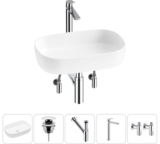 Накладная раковина для ванной Lavinia Boho комнаты Bathroom Sink в наборе 5 в 1 20217547R 1