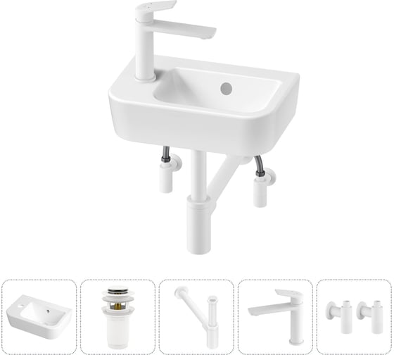 Мини-раковина для ванной комнаты или туалета Lavinia Boho One в наборе 5 в 1 20217300R 1