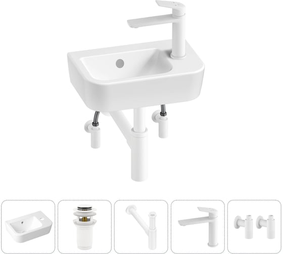 Мини-раковина для ванной комнаты или туалета Lavinia Boho One в наборе 5 в 1 20217378R