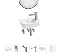 Мини-раковина для ванной комнаты или туалета Lavinia Boho One в наборе 6 в 1 20217343R