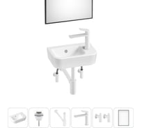 Мини-раковина для ванной комнаты или туалета Lavinia Boho One в наборе 6 в 1 20217370R