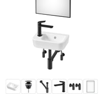 Мини-раковина для ванной комнаты или туалета Lavinia Boho One в наборе 6 в 1 20217314R