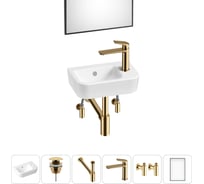 Мини-раковина для ванной комнаты или туалета Lavinia Boho One в наборе 6 в 1 20217369R