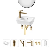 Мини-раковина для ванной комнаты или туалета Lavinia Boho One в наборе 6 в 1 20217327R