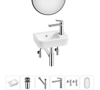 Мини-раковина для ванной комнаты или туалета Lavinia Boho One в наборе 6 в 1 20217379R