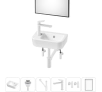 Мини-раковина для ванной комнаты или туалета Lavinia Boho One в наборе 6 в 1 20217316R