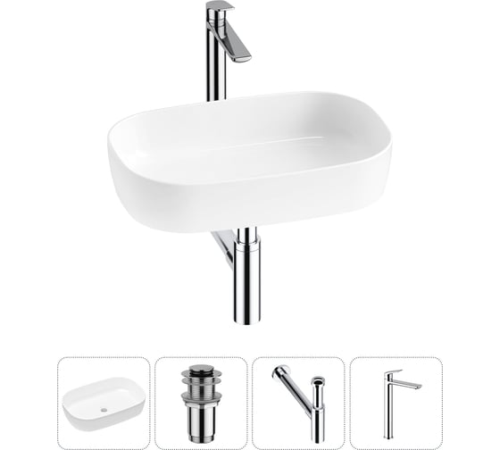 Накладная раковина для ванной Lavinia Boho комнаты Bathroom Sink в наборе 4 в 1 20217531R 1