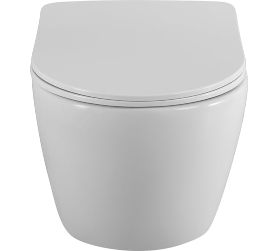 Унитаз подвесной безободковый с сиденьем BelBagno UNO 2.0 BB7306CHR/SC