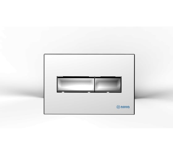Инсталляция с кнопкой Nova 7322 Line хром глянец 45017322