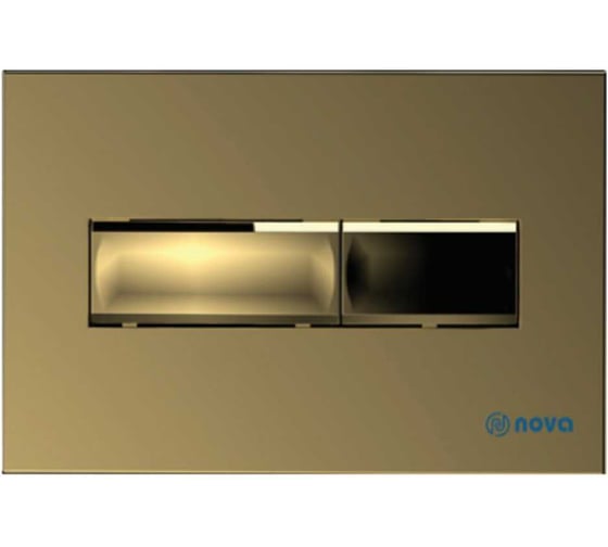 Инсталляция с кнопкой Nova 7325 Line золотая 45017325