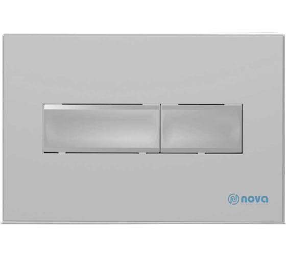 Инсталляция с кнопкой Nova 7319 Slim серая матовая 45017319