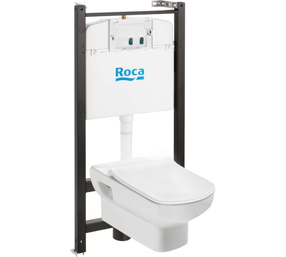 Унитаз тонкий Roca ПЭК DAMA SENSO NEW сид.микр.инстал. 00066647 7893104680 1