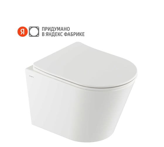 Унитаз подвесной Pragma Olako, белый глянцевый, смыв Торнадо, OLK1.GWWT.001 901855.OLK1.GWWT.001-2