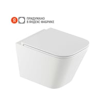 Унитаз подвесной Pragma Ryld, белый глянцевый, безободковый, RLD1.GWWR.021 901855.RLD1.GWWR.021-2