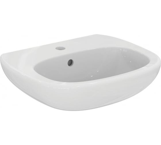 Умывальник Ideal Standard T009401 TESI 50 см для монтажа с колонной или полуколонной 00041497 1