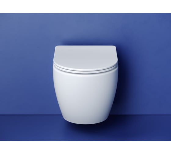 Подвесной унитаз Ceramicanova Metropol безободковый, смыв торнадо CN4002T