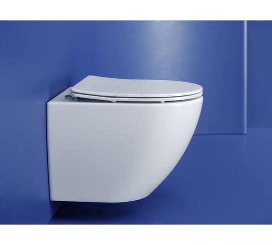 Подвесной унитаз Ceramicanova Metropol безободковый, смыв торнадо CN4002T