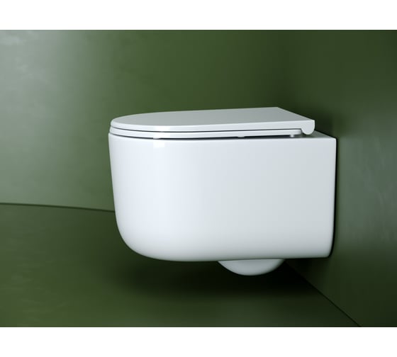 Подвесной унитаз Ceramicanova Ulma безободковый, смыв торнадо CN4006T