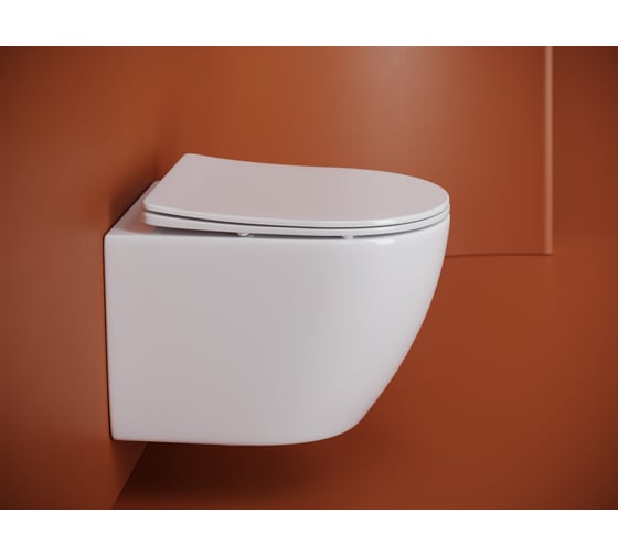 Подвесной унитаз Ceramicanova Uno смыв Торнадо 490x360x360 белый CN11001T