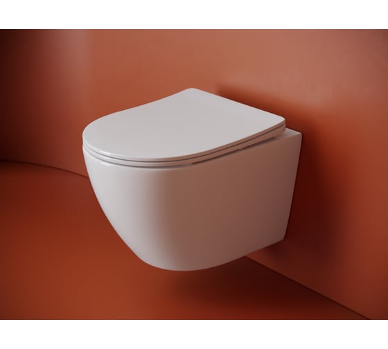 Подвесной унитаз Ceramicanova Uno смыв Торнадо 490x360x360 белый CN11001T