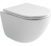 Подвесной унитаз Ceramicanova Vogue безободковый, смыв торнадо CN4008T