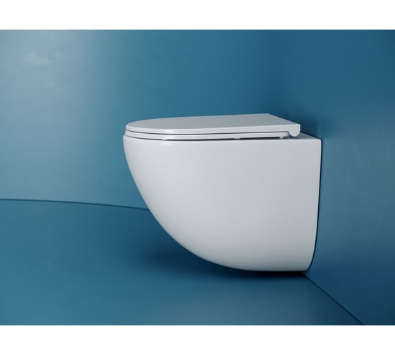 Подвесной унитаз Ceramicanova Vogue безободковый, смыв торнадо CN4008T