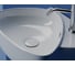 Раковина подвесная Ceramicanova с отверстием под смеситель, 495x350x155, цвет белый CN5049 6