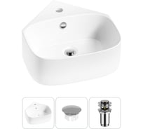 Мини-раковина для ванной комнаты или туалета Wellsee WC Area в наборе 3 в 1 20217008R